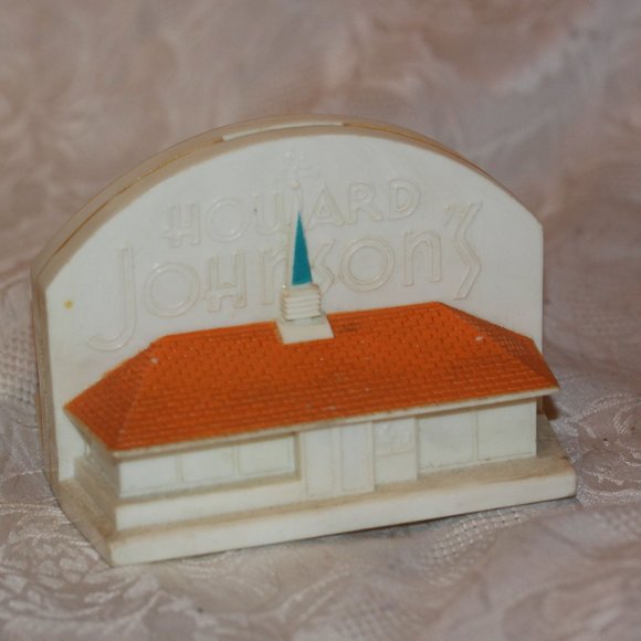 Vintage 1960s Howard Johnson's Restaurant Plastic Coin Bank, Advertising - Picture 1 of 3